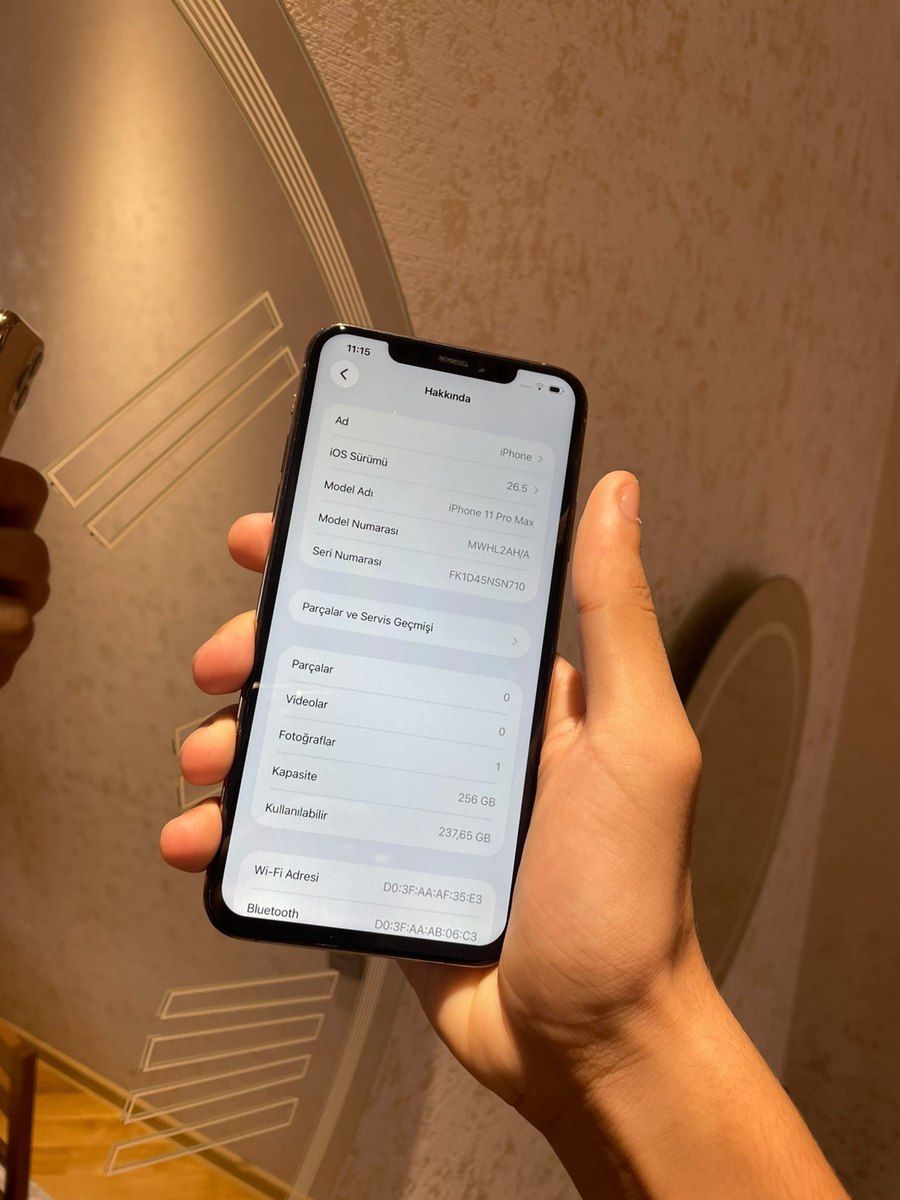 Apple iPhone 11 Pro Max Gold 256GB/4GB — Smartfonlar, Bakı (3)