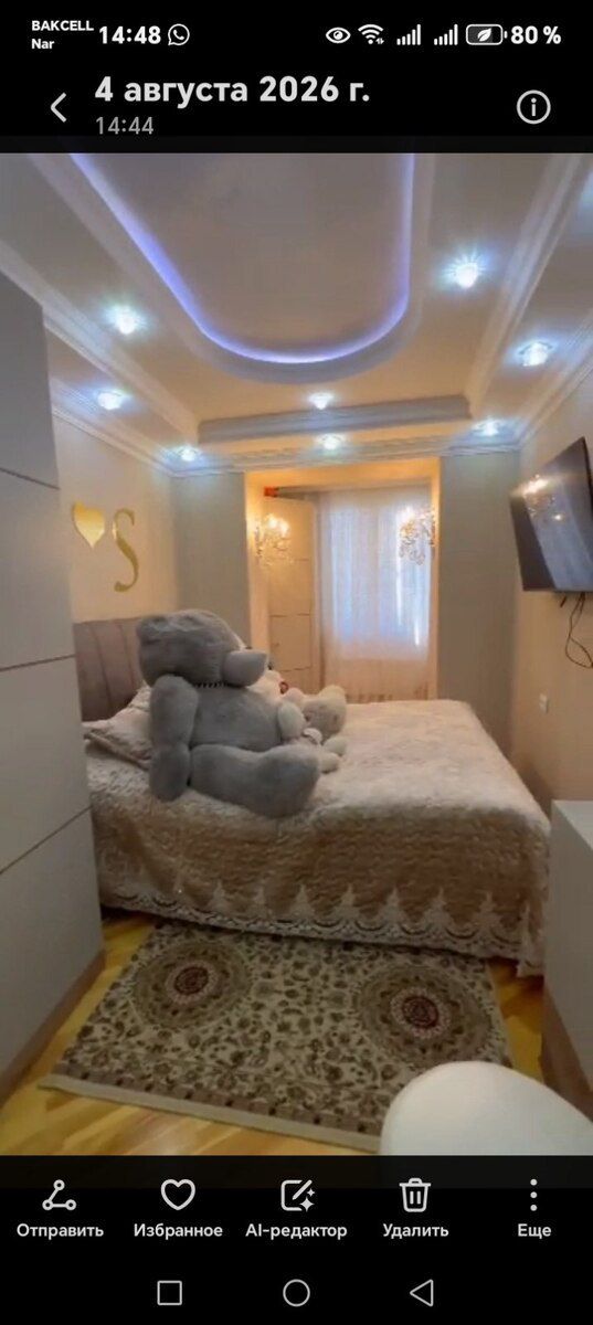 4-otaqlı mənzil, Lənkəran ş., 105 m² — Mənzil, Lənkəran (3)