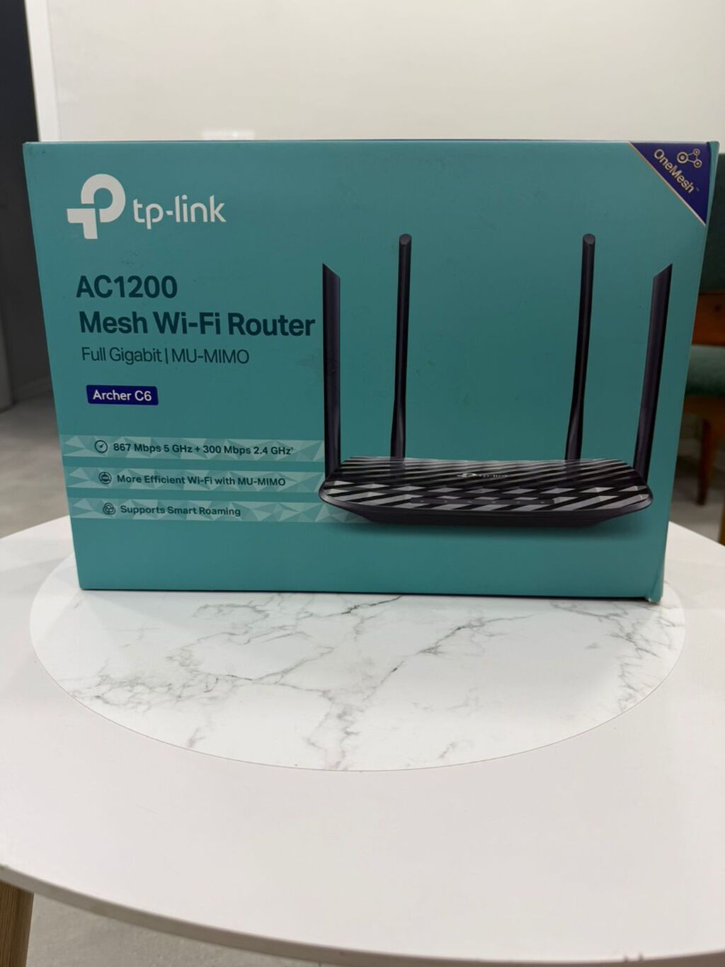Router "TP-Link Archer C6 AC1200" satilir, teze kimidi, chox az — Elektronika, Bakı