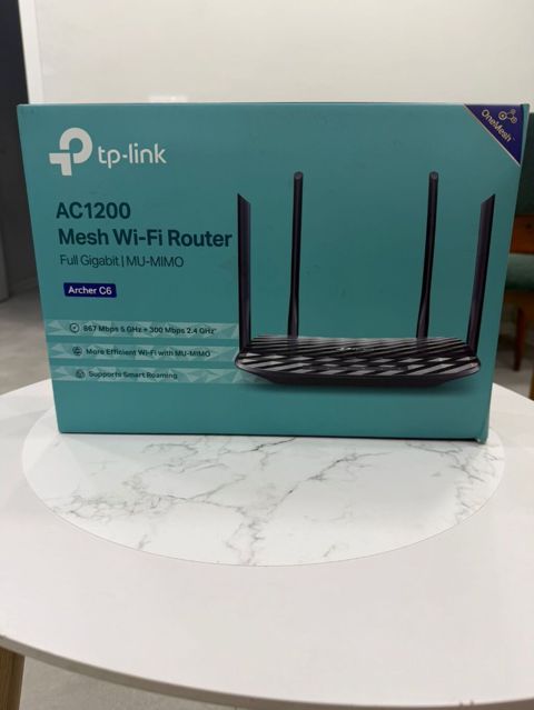 Router "TP-Link Archer C6 AC1200" satilir, teze kimidi, chox az — Bakı