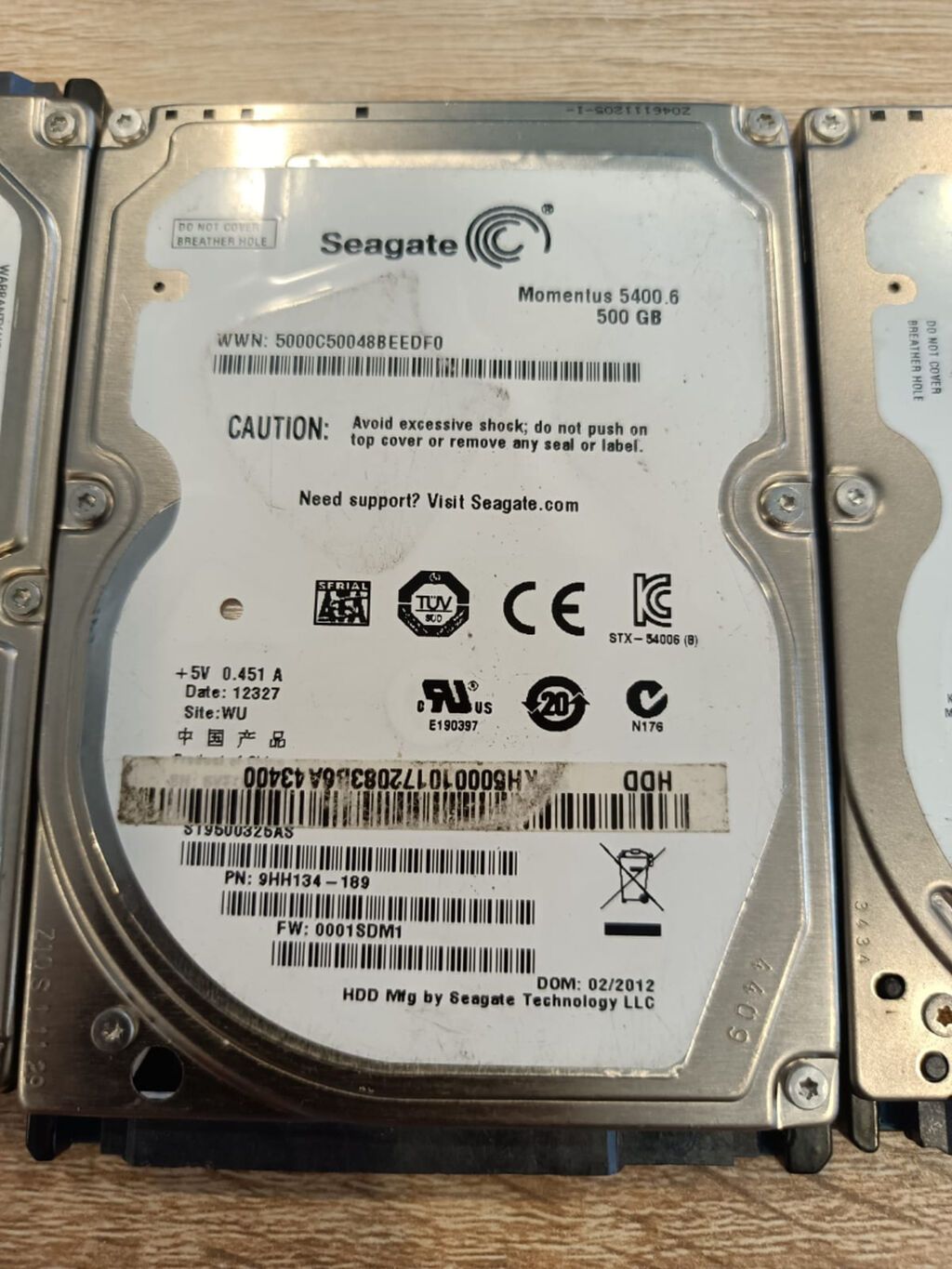 Məhsul: 2-ci əl 2.5" Sata noutbuk HDD-ləri (işlək), hamısı Low Level — Elektronika, Bakı (3)