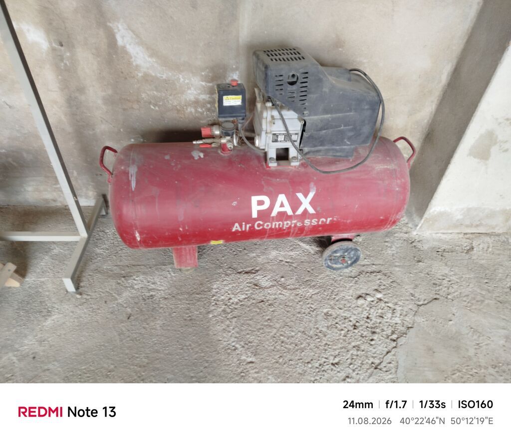 PAX Air Compressor – portativ hava kompressoru ammotqası yanıb — Mallar, Bakı (2)