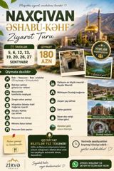 Naxçıvan Əshabu Kəhf turu - 5, 6, 12, 13, 19, 20, 26, 27 sentyabr — Zirvə Travel Turizm Mütəxəssisi