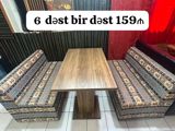 Kafe restoran uçun divan 6dest bir dest 159₼ satılır dest daxildi iki — Мебель