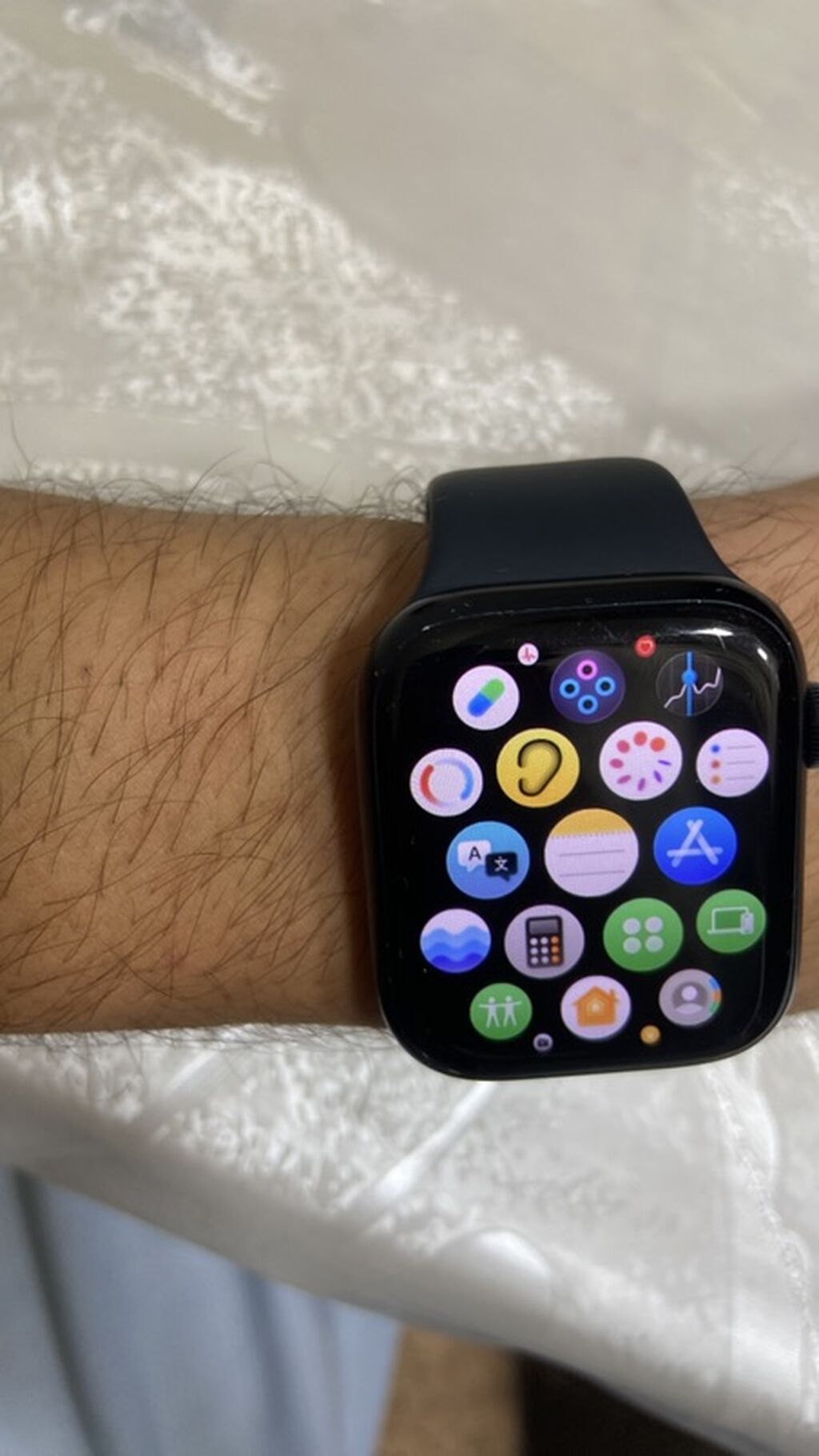 İşlənmiş, Smart saat, Apple, Suya davamlı, rəng - Qara — Aksesuarlar, Bakı (4)