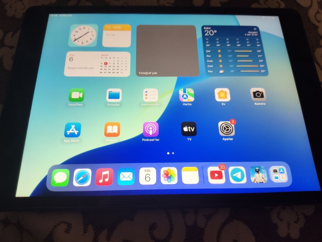 Apple iPad planşet - Ekran: 9.7" Retina (təxmini), Home düyməsi və — Elektronika, Bakı (5)
