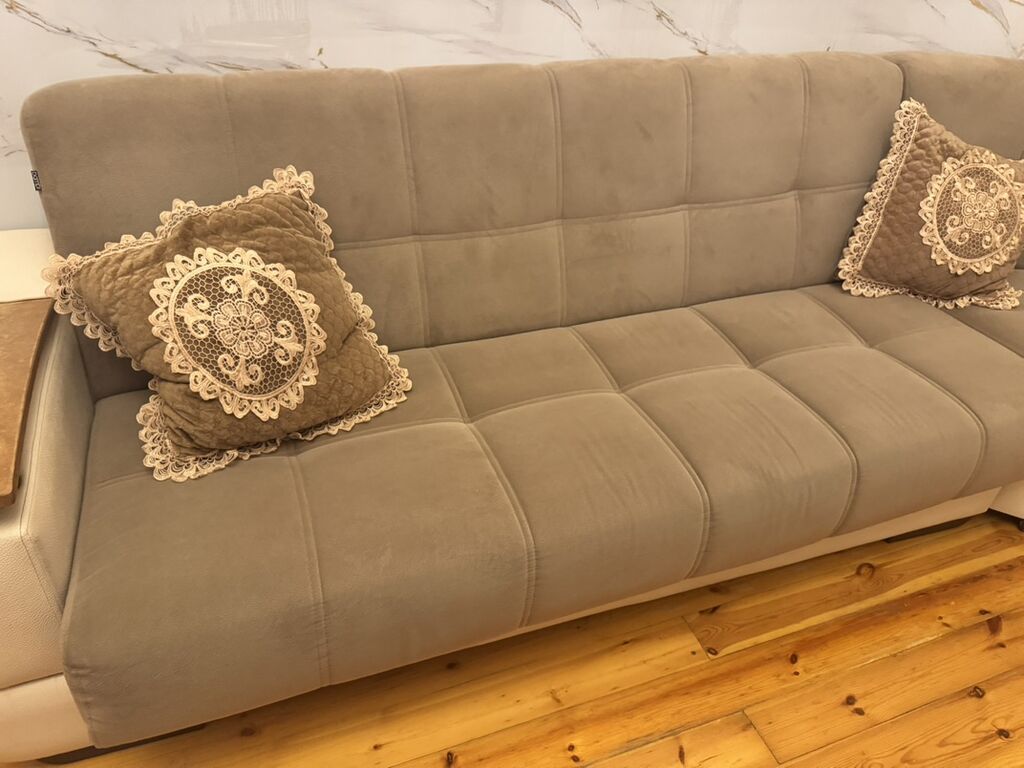 Qonaq otağı üçün L formalı yumşaq künc divanı. Dizaynı müasir üslubda — Mebel, Bakı