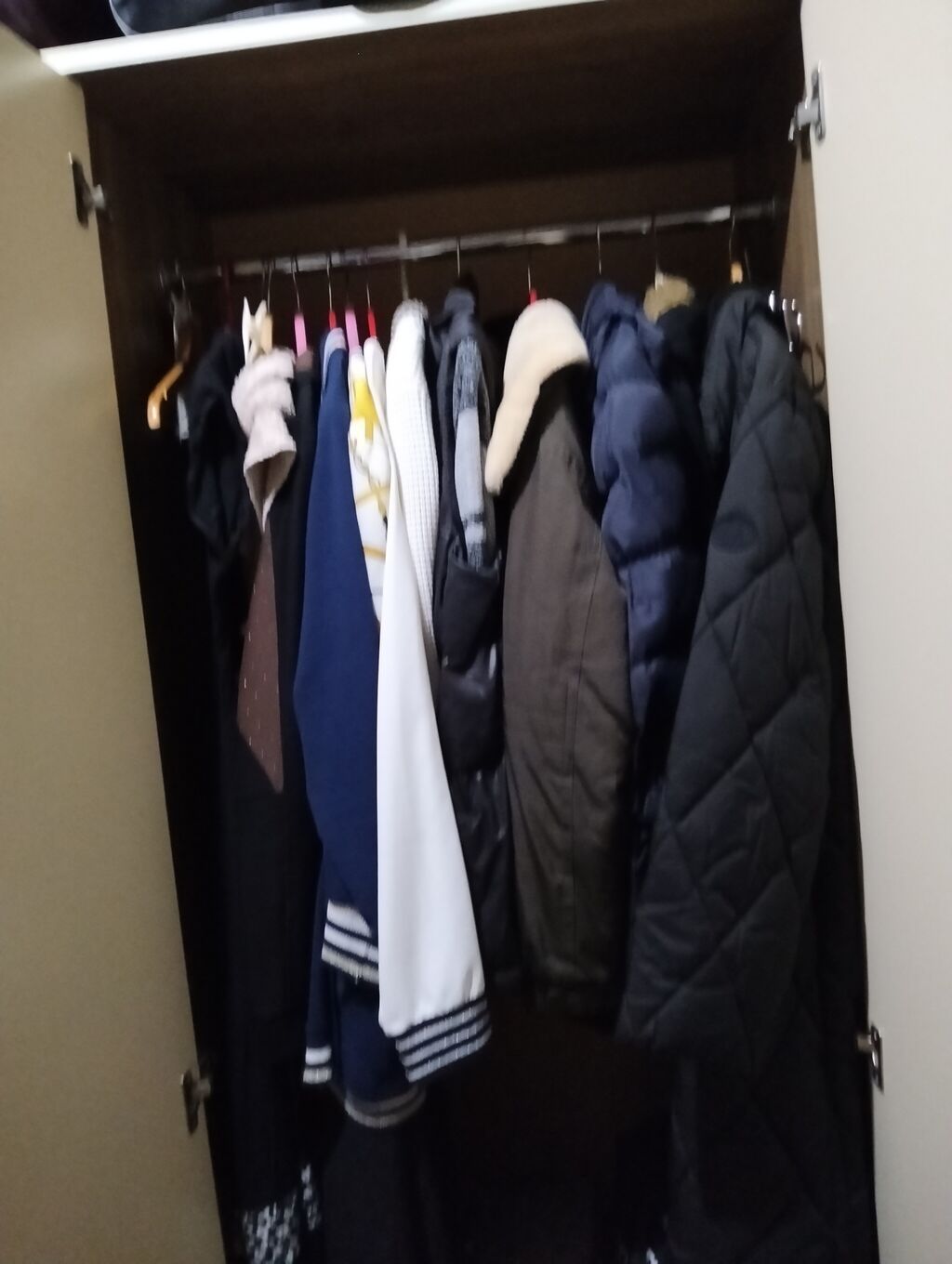 İşlənmiş, 6 qapı, Güzgülü, Bej, Taxta, Açılan, Düz dolab — Mebel, Bakı (5)