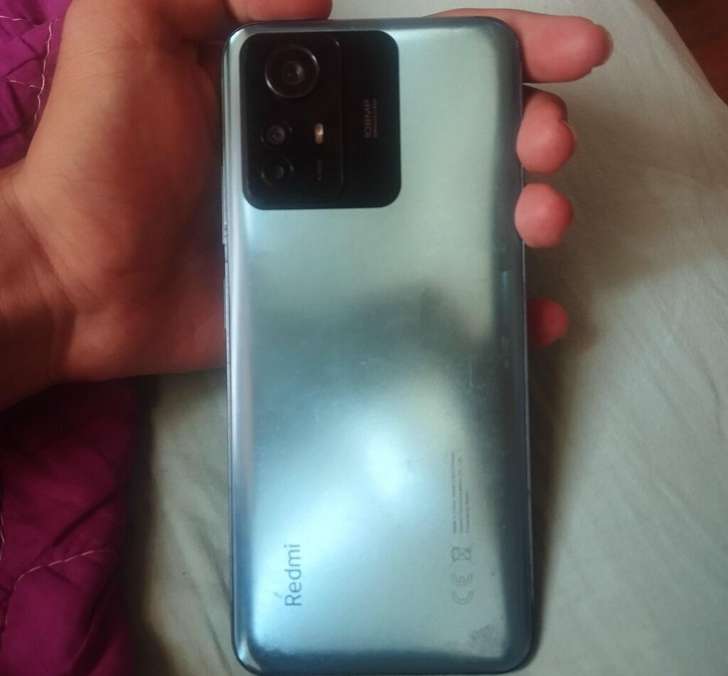 Redmi Note 12S, 256 GB, rəng - Göy, İki sim kartlı — Elektronika, Bakı