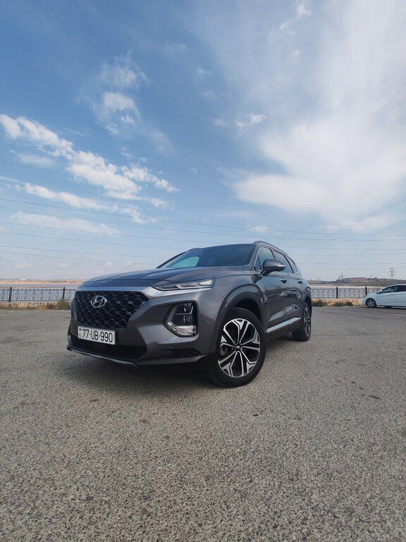 Hyundai Santa Fe, 2.0 L, 2019 il, 169 000 km — Avtomobillər, Bakı (4)