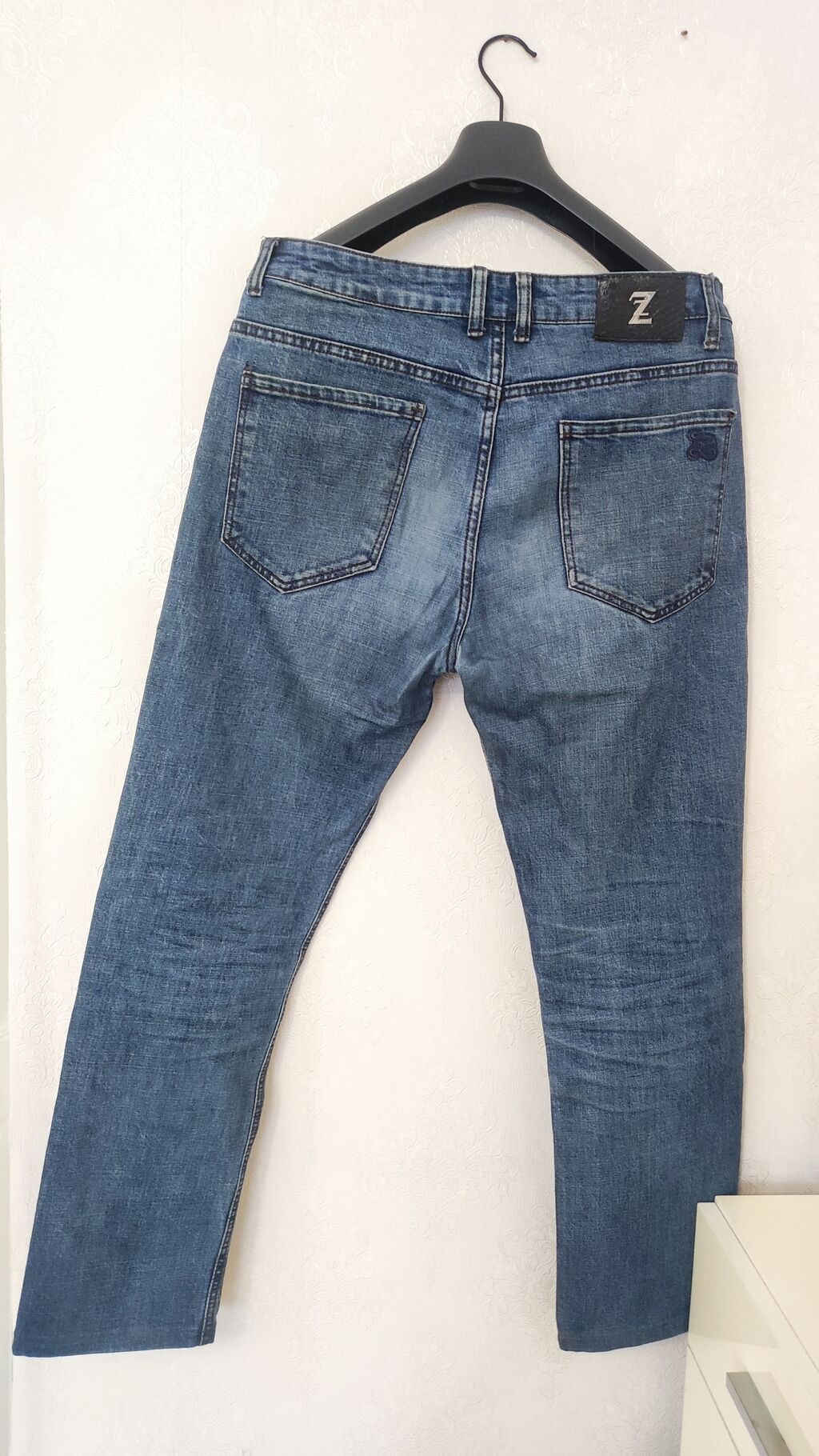 Zıllı Jeans kişi cins şalvarı - Rəng: tünd mavi (yüngül yuyulma — Şəxsi əşyalar, Bakı (2)