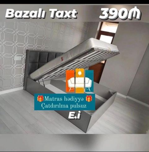 Bazalı taxt – rahat və funksional dizayn - Ölçü: təqribi ikinəfərlik — Mehdiabad