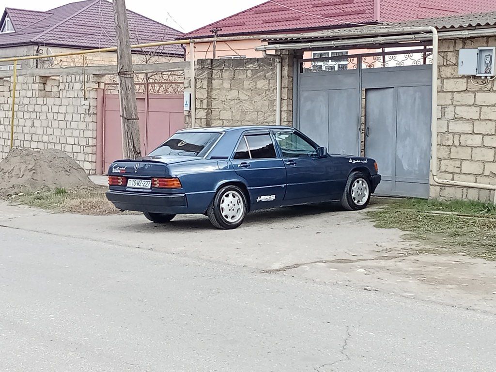 Mercedes 190, 1.8 L, 1990 il, 475 340 km — Avtomobillər, Bakı (8)