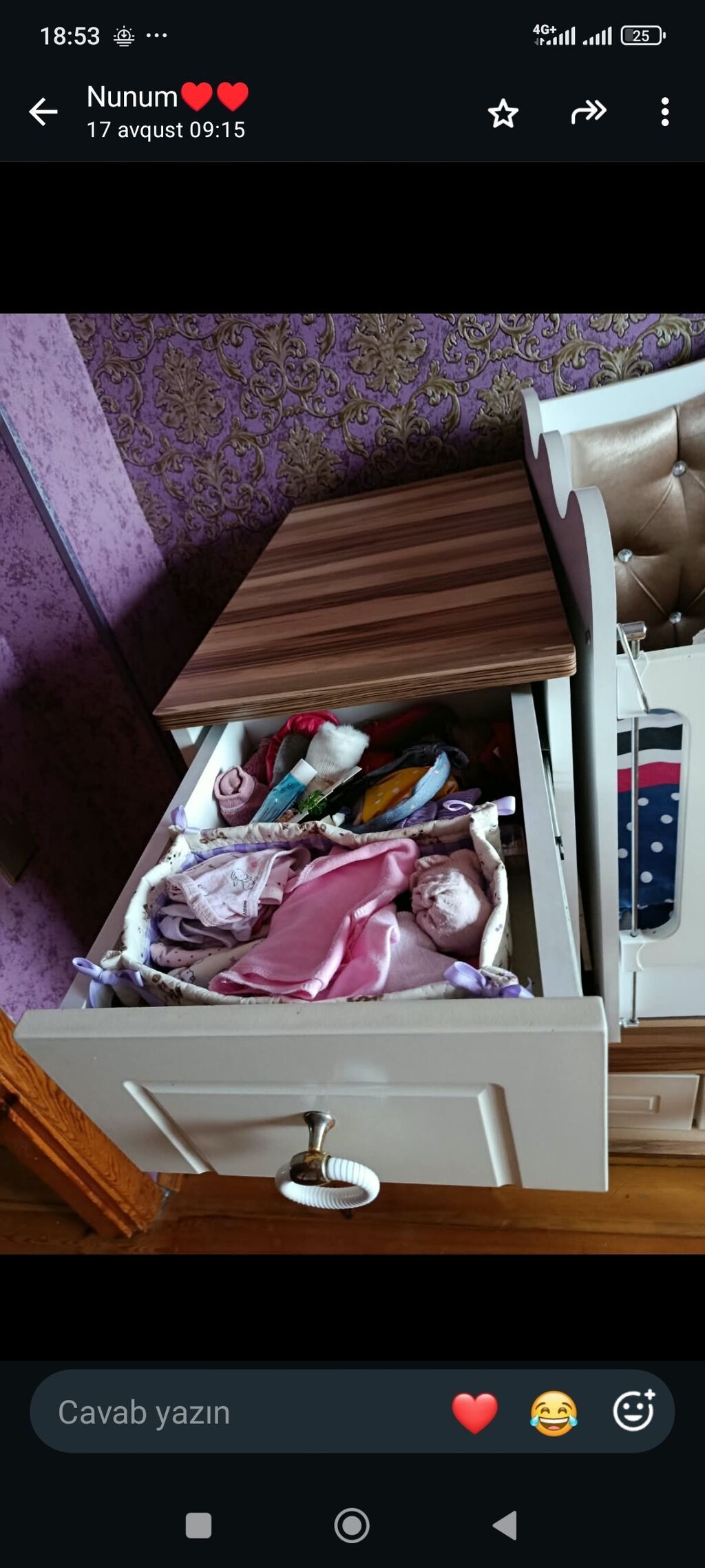 Uşaq beşiyi – modul tipli - Material: ağ rəngli MDP/laminat — Mebel, Bakı (2)