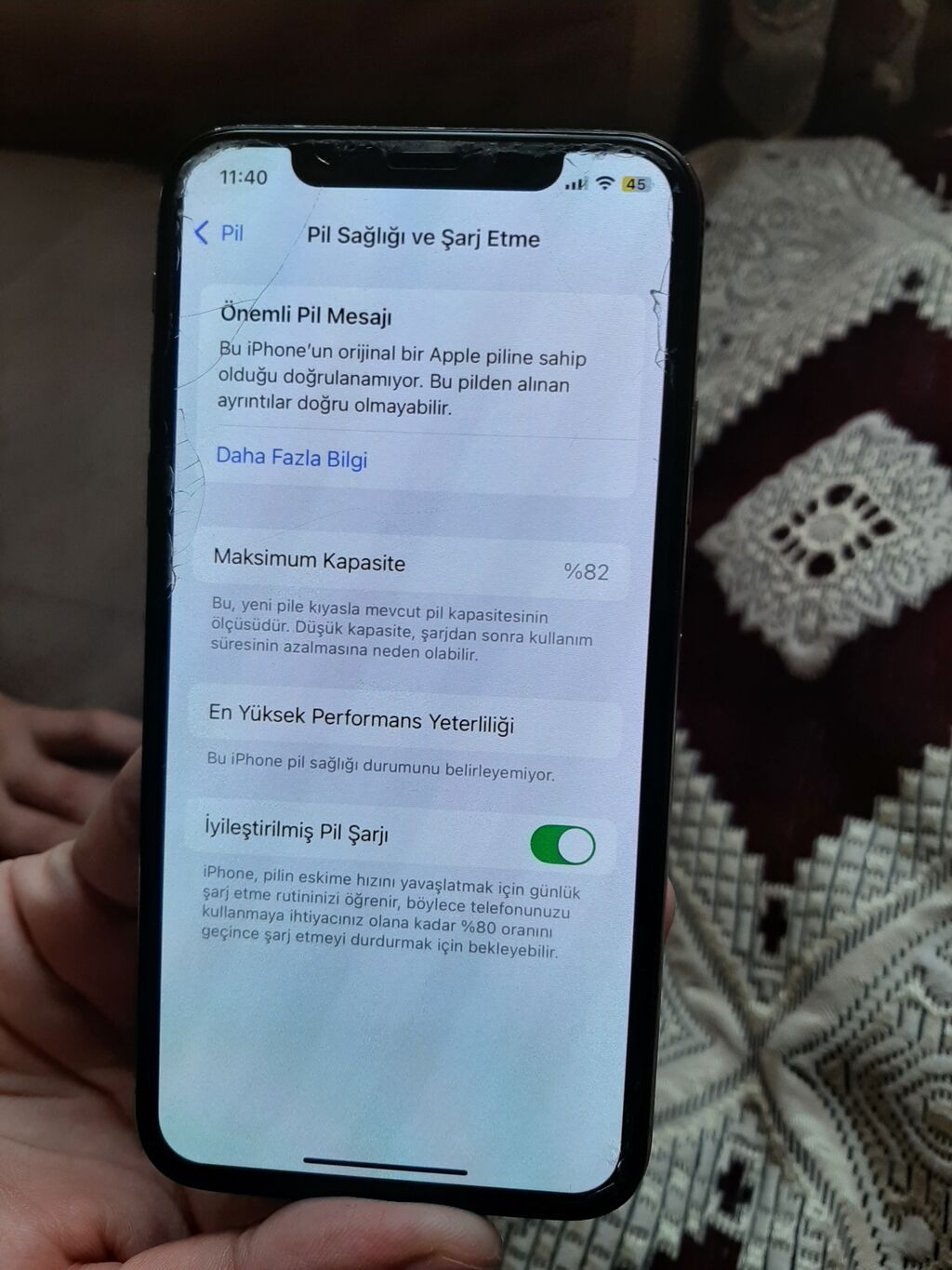 IPhone X, Qızılı, Face ID — Apple iPhone, Bakı (2)