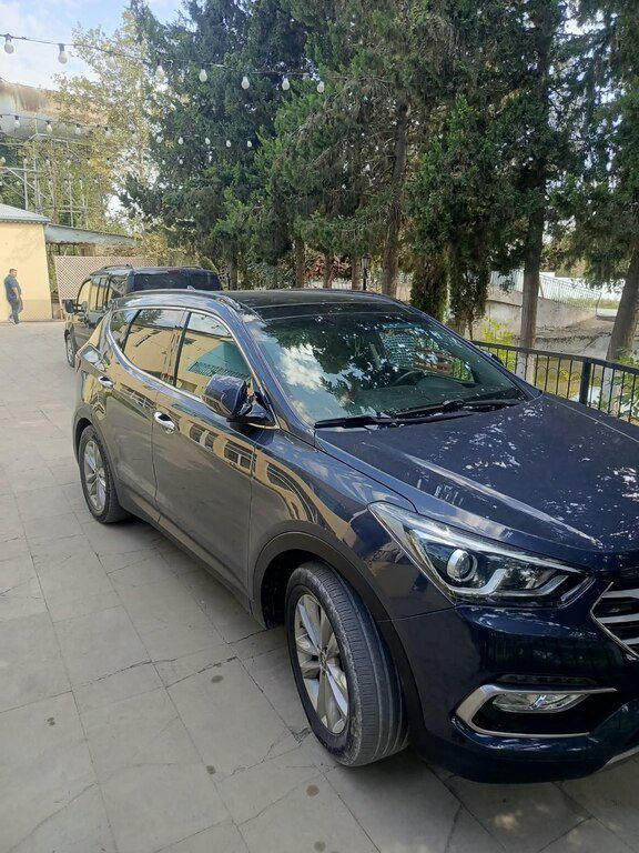 Hyundai Santa Fe, 2.0 L, 2017 il, 201 307 km — Avtomobillər, Kürdəmir (3)