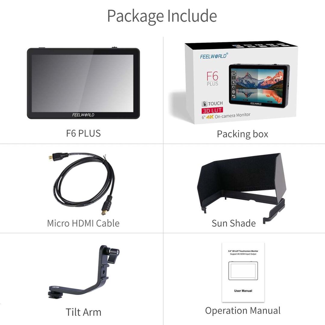 Monitor "Feelworld F6 Pulus 4K" — Elektronika, Bakı (6)