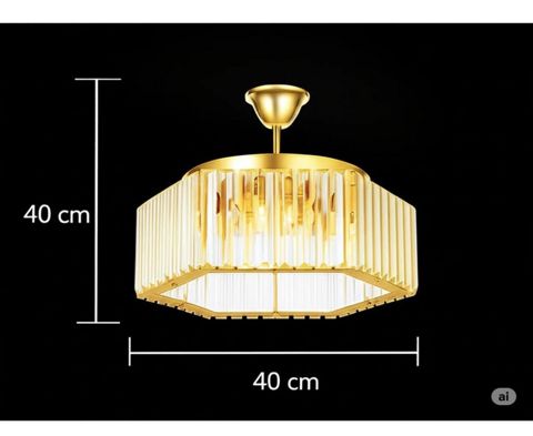 Çılçıraq, 4 lampa, Şüşə — Bakı
