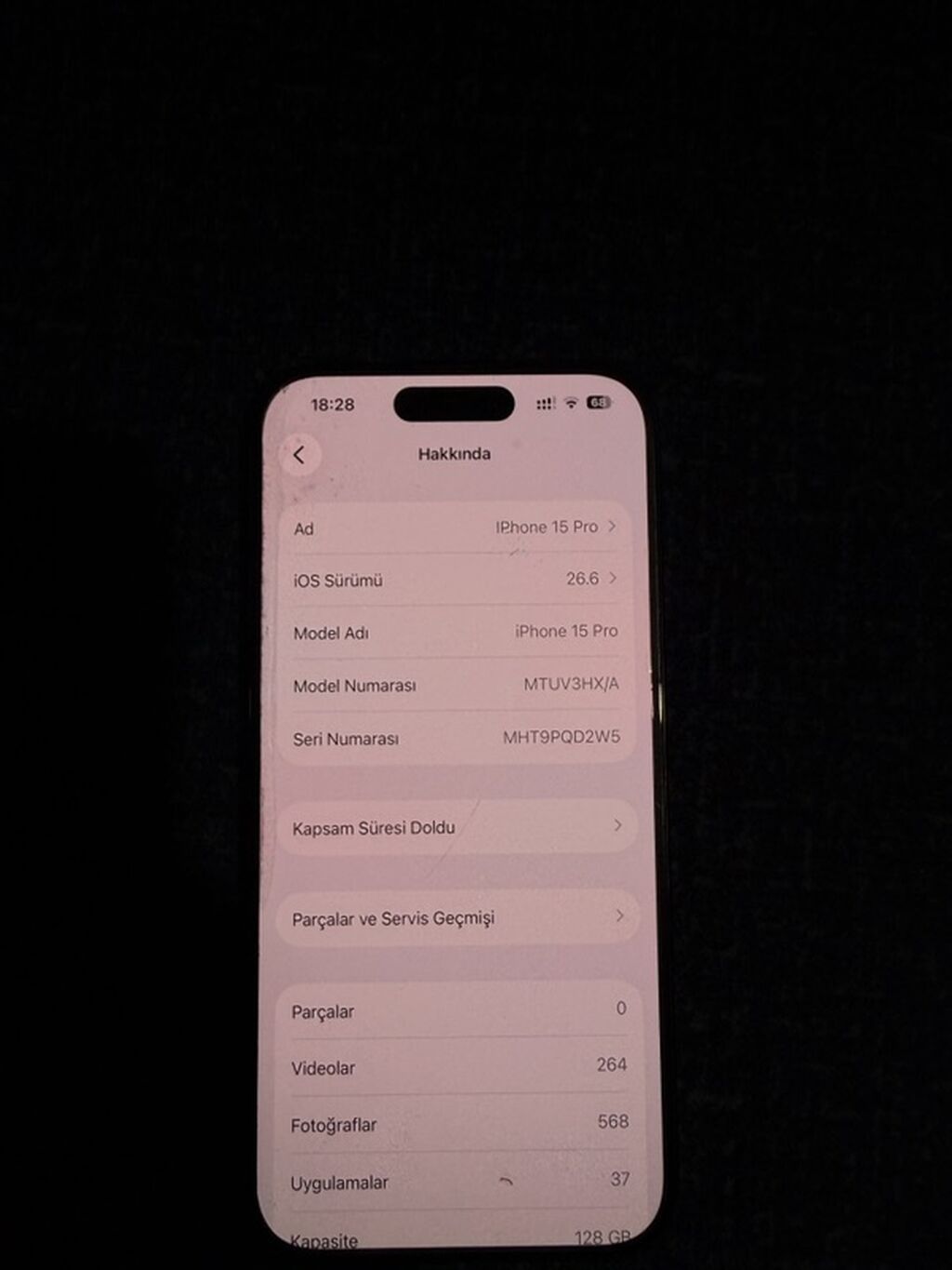 IPhone 15 Pro, 128 GB, Natural Titanium, Face ID — Apple iPhone, Sumqayıt (2)