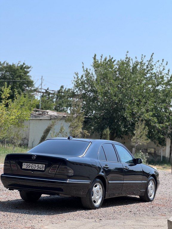 Mercedes E 200, 2.2 L, 2001 il, 426 352 km — Avtomobillər, Sumqayıt (7)