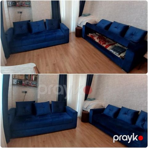 2 eded divan birge 400 azn.Hem acilir həm bazalidir.eni 98sm.Unvan