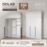 Düz dolab, Yataq otağı üçün, Qarderob, Açılan, Korpuslu, 3 qapılı — Furniture