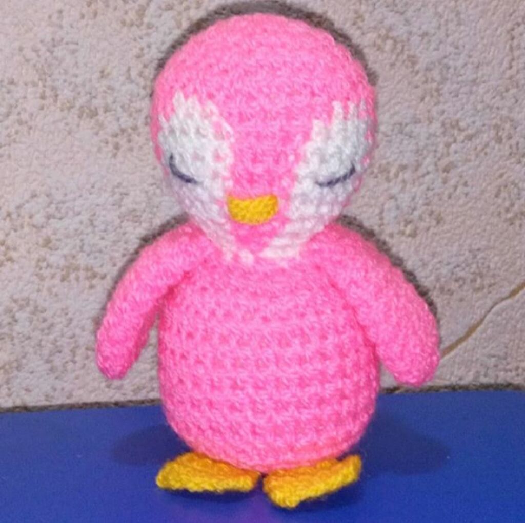 Əl işi toxunma oyuncaq – pinqvin balası - Texnika: amigurumi (əl ilə — Yumşaq oyuncaqlar, Bakı