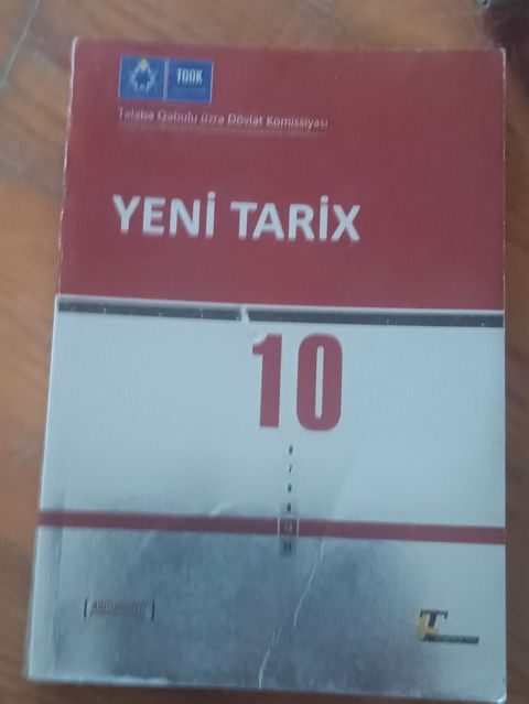 Məhsul: “Yeni Tarix 10” dərsliyi Təsvir: - Tqdk (Tələbə Qəbulu üzrə — Digah