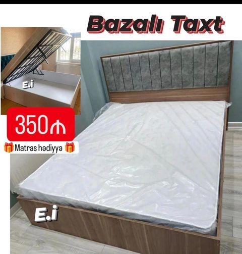 Bazalı taxt - Qiymət: 350 - Hədiyyə: Matras Xüsusiyyətlər: - Alt — Mehdiabad