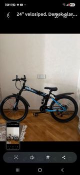 24" BMX tipli qatlanan velosiped - Təkər ölçüsü: 24" - Çərçivə — Bicycles