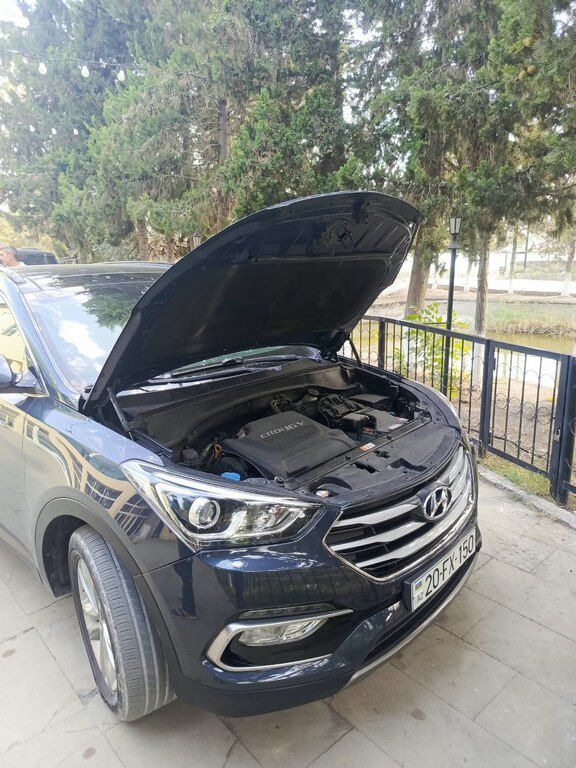 Hyundai Santa Fe, 2.0 L, 2017 il, 201 307 km — Avtomobillər, Kürdəmir (6)