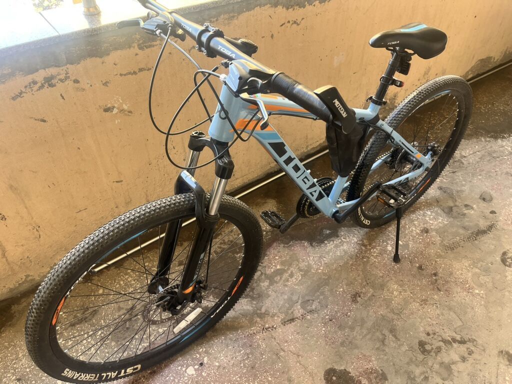 Toba dağ velosipedi - Çərçivə: yüngül alaşımlı, sərt tail (hardtail) — Dağ velosipedləri, Bakı
