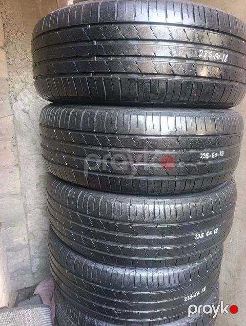 Satılır: 4 ədəd yay mövsümü üçün yol şini dəsti - Ölçü: 235/60 R18
