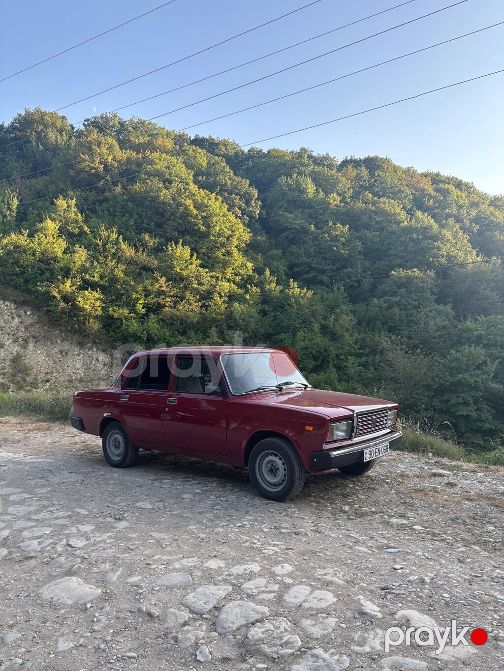 VAZ 2107 sedan - Korpus: 4 qapılı, klassik “qırmızı/bordo” rəng, xrom — Avto, Şamaxı (2)
