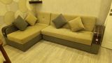 Künc divan, İşlənmiş, Açılan, Bazalı, Çatdırılma yoxdur — Mebel