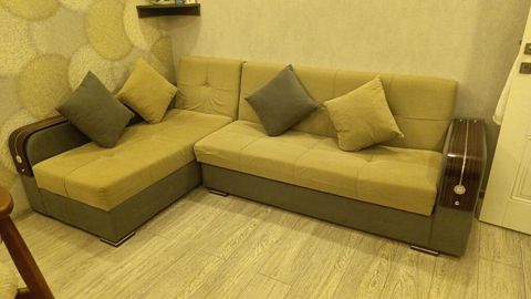 Künc divan, İşlənmiş, Açılan, Bazalı, Çatdırılma yoxdur — Bakı