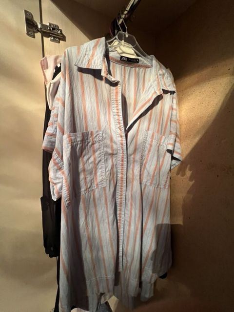 Zara qadın köynək-kardiqanı - Model: Zara Woman, oversize/relaks — Bakı