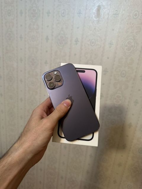IPhone 14 Pro Max, 256 GB, Deep Purple, Face ID — Bakı