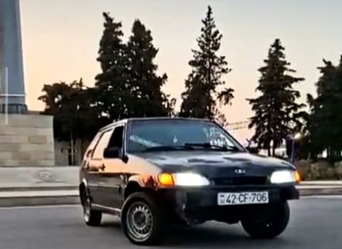 Lada Samara (VAZ-2114) hatchback - Kuzov: 5 qapılı hatchback, qara — İmişli