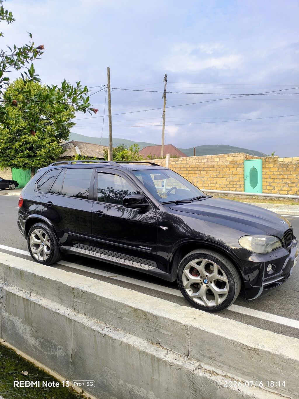 BMW X5 (E70) – Qara rəngli, 5 qapılı premium SUV Mühərrik və ötürmə — Avto, Bakı (6)