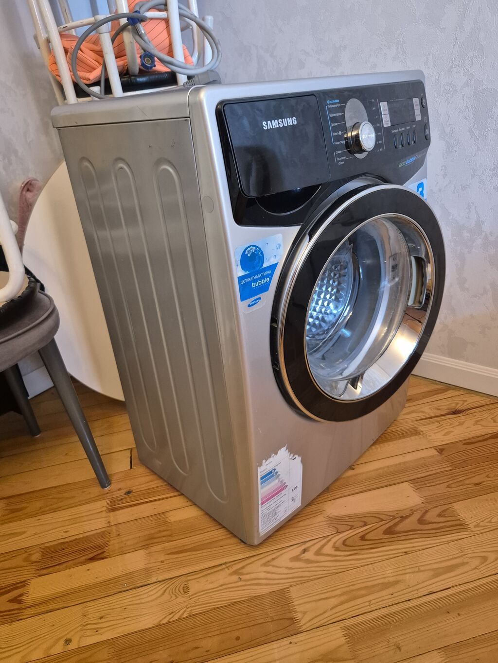 Samsung paltaryuyan maşın – EcoBubble texnologiyalı, 6 kq — Paltaryuyan maşınlar, Bakı (3)