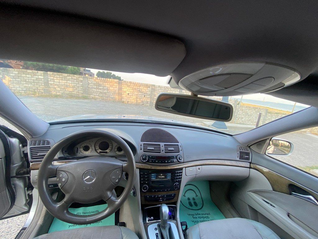 Mercedes E 240, 2.6 L, 2002 il, 393 467 km — Avtomobillər, Bakı (9)
