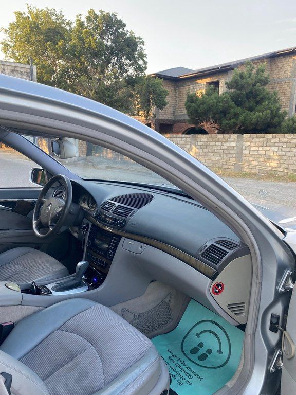 Mercedes E 240, 2.6 L, 2002 il, 393 467 km — Avtomobillər, Bakı (11)