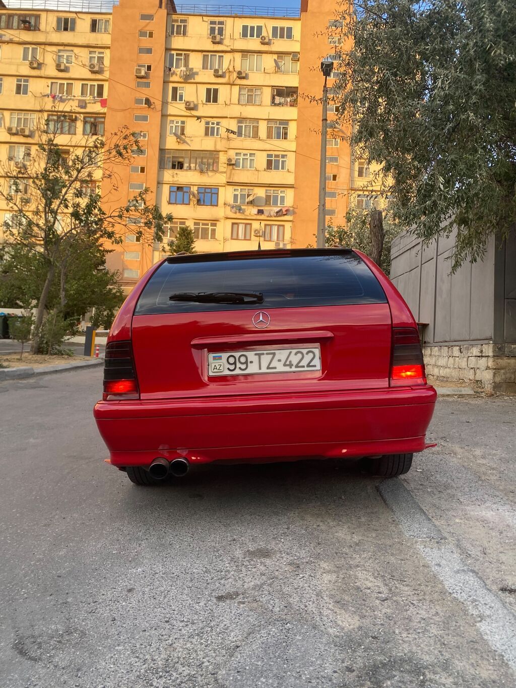 Mercedes-Benz C-Class (W202) Universal/Wagon – qırmızı rəng — Avto, Digah (8)