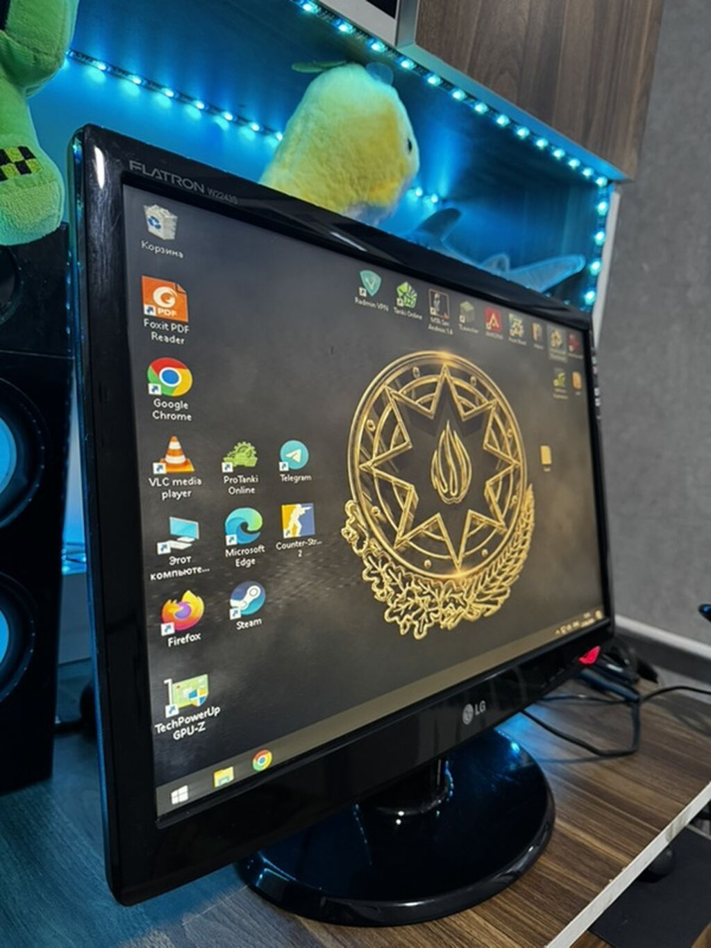 LG Flatron W2243S monitor Bu qiymeti olma sebebi ciziq var ekranda her — Elektronika, Bakı (3)