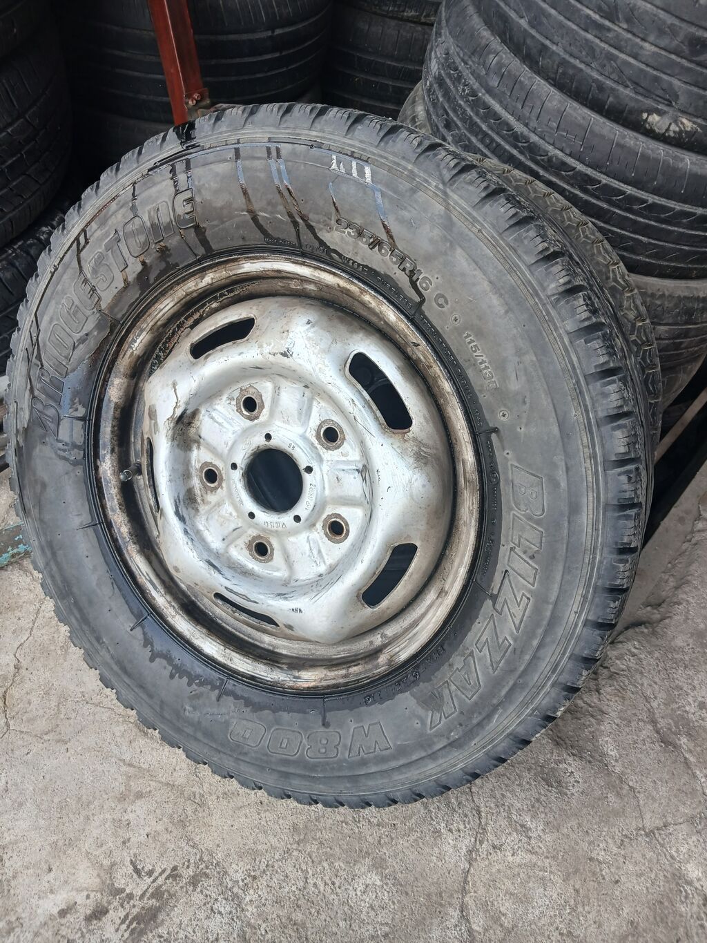 Fort teker disq zapasqa 45 mBridgestone Blizzak W800 təkər + dəmir — Avto, Gəncə