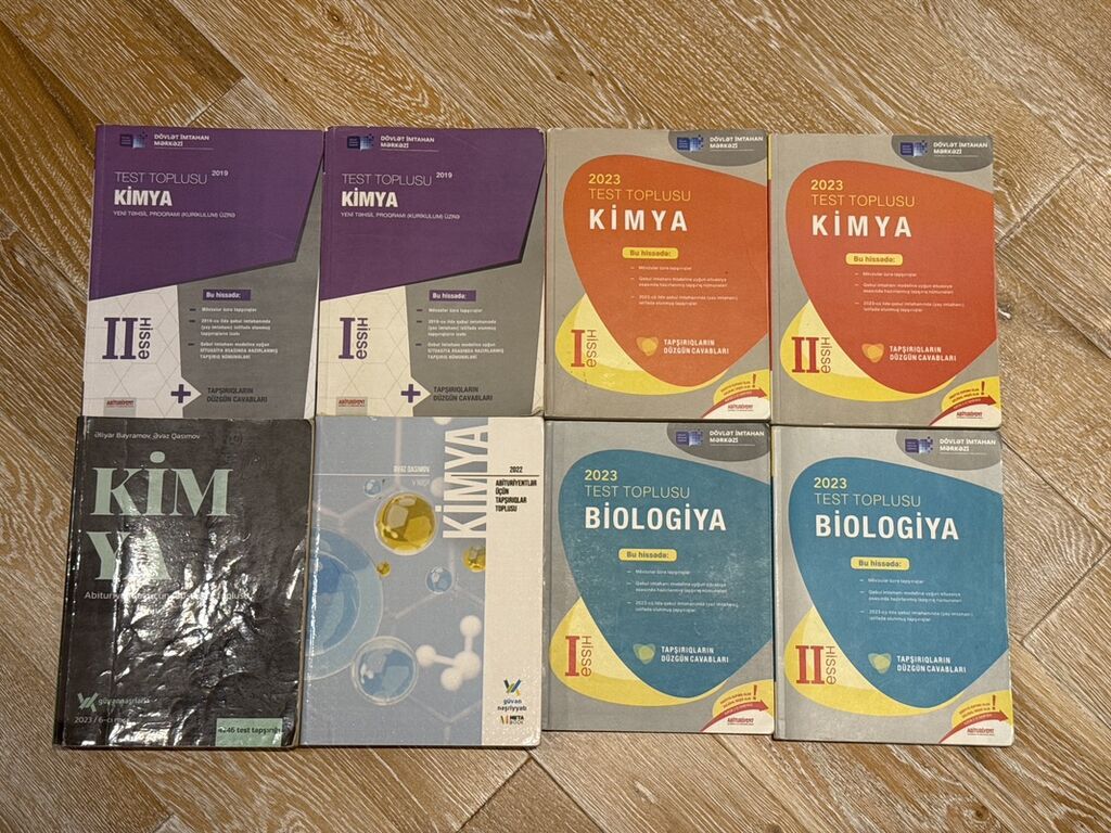 Məhsul: DİM “Test Toplusu” kitabları dəsti – Kimya və Biologiya — Kitablar və jurnallar, Bakı (7)