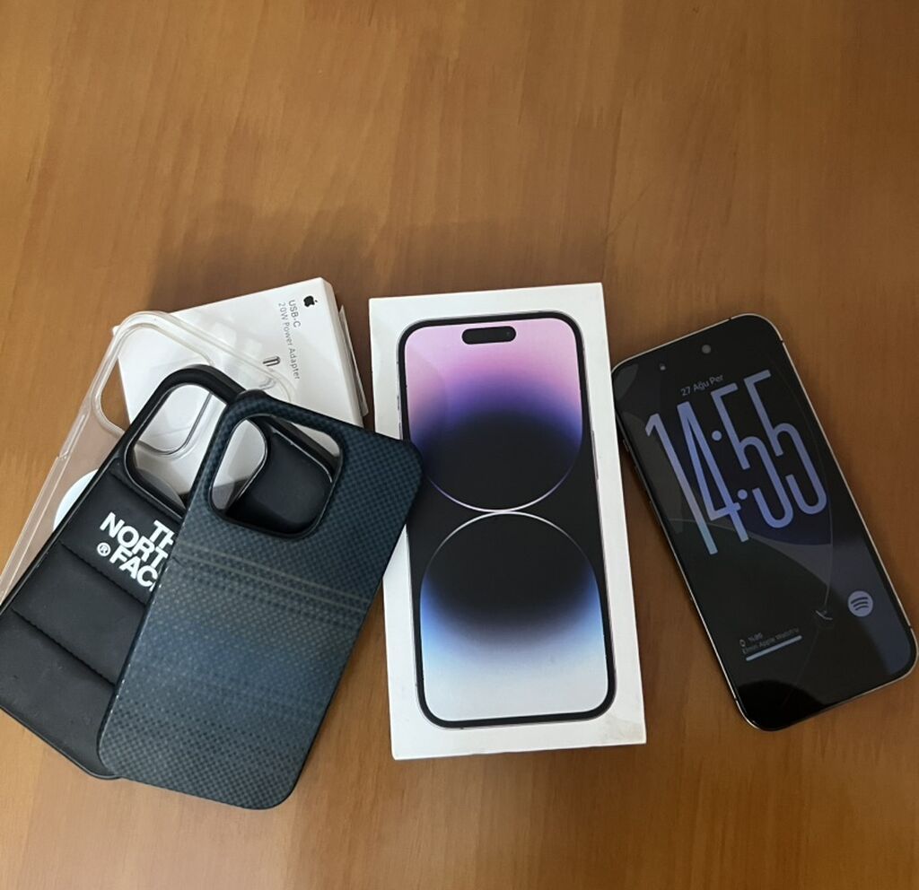 IPhone 14 Pro, 128 GB, Deep Purple, Simsiz şarj — Apple iPhone, Bakı