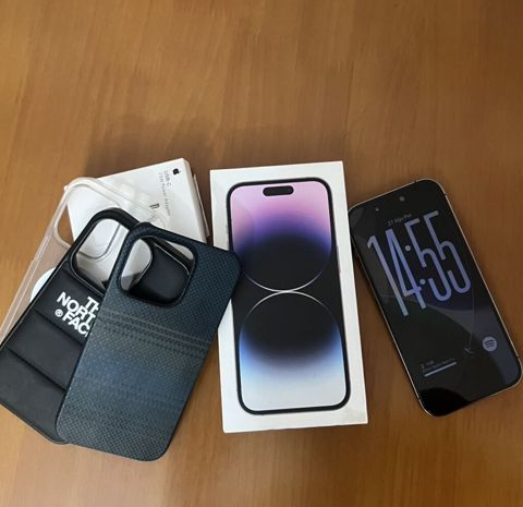 IPhone 14 Pro, 128 GB, Deep Purple, Simsiz şarj — Bakı