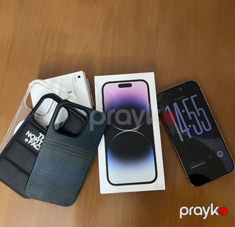 IPhone 14 Pro, 128 GB, Deep Purple, Simsiz şarj